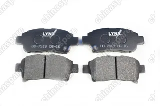 Колодки тормозные передние LYNXauto (Комплект) Toyota Yaris (P10) 99-