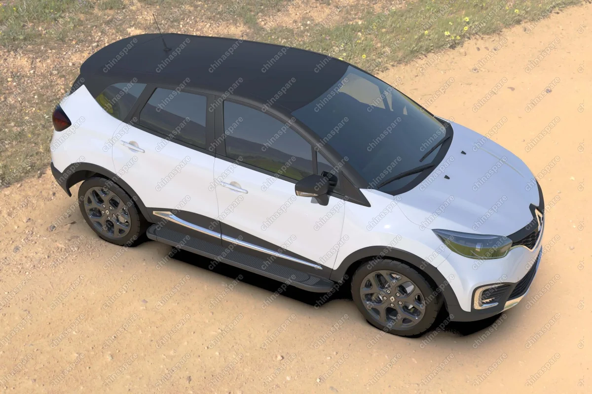 AFZDAALRK01 Комплект алюминиевых порогов Arbori Optima Black 1700 для RENAULT Kaptur 2016-нв