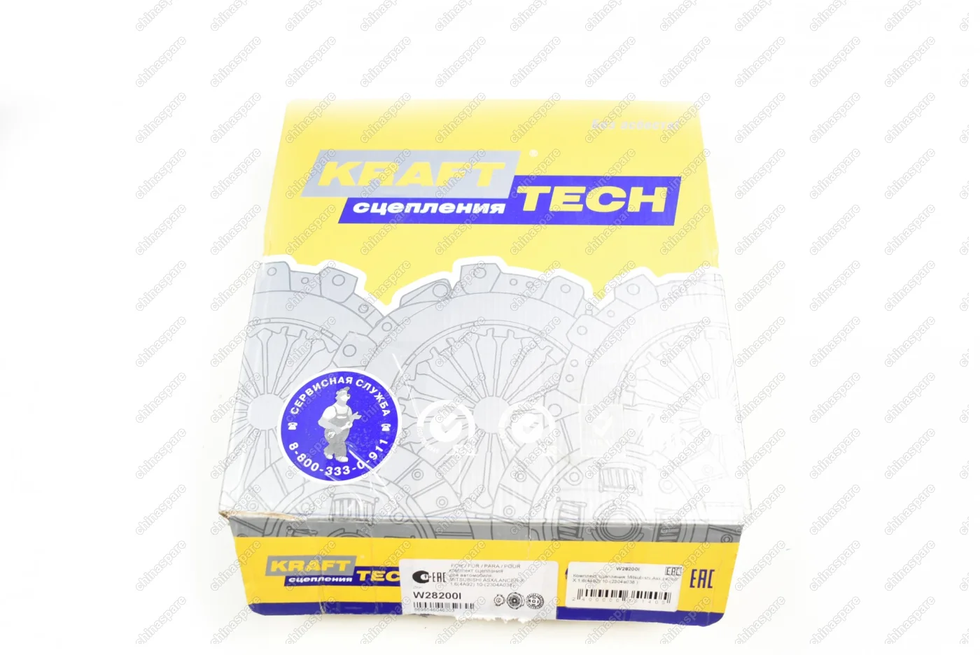 Комплект сцепления Krafttech Mitsubishi ASX, Lancer X 1.6 (4A92)