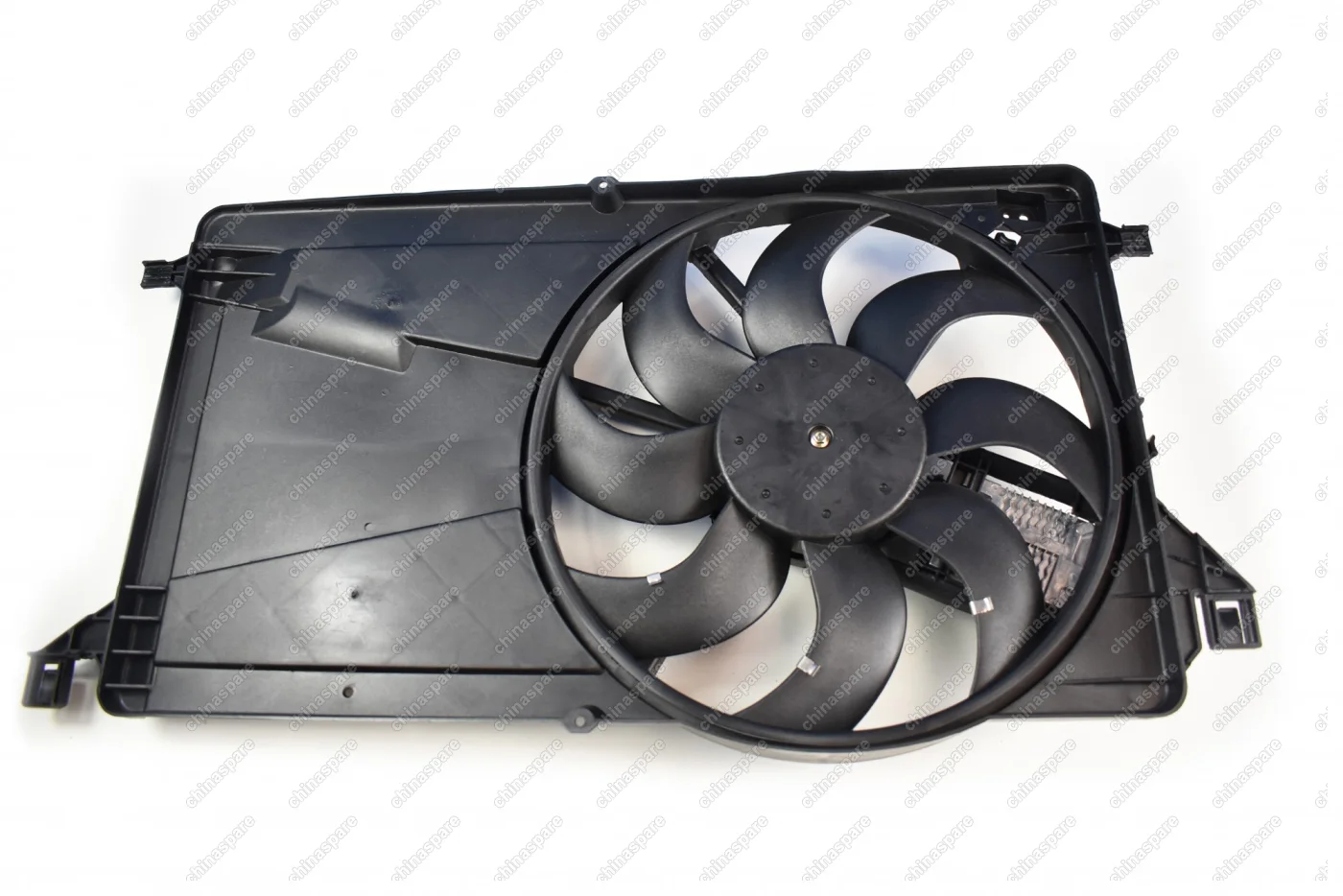 Вентилятор радиатора Ford Focus II (05-) 1.4i/1.6i с кожухом с модулем