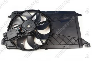 Вентилятор радиатора Ford Focus II (05-) 1.4i/1.6i с кожухом с модулем