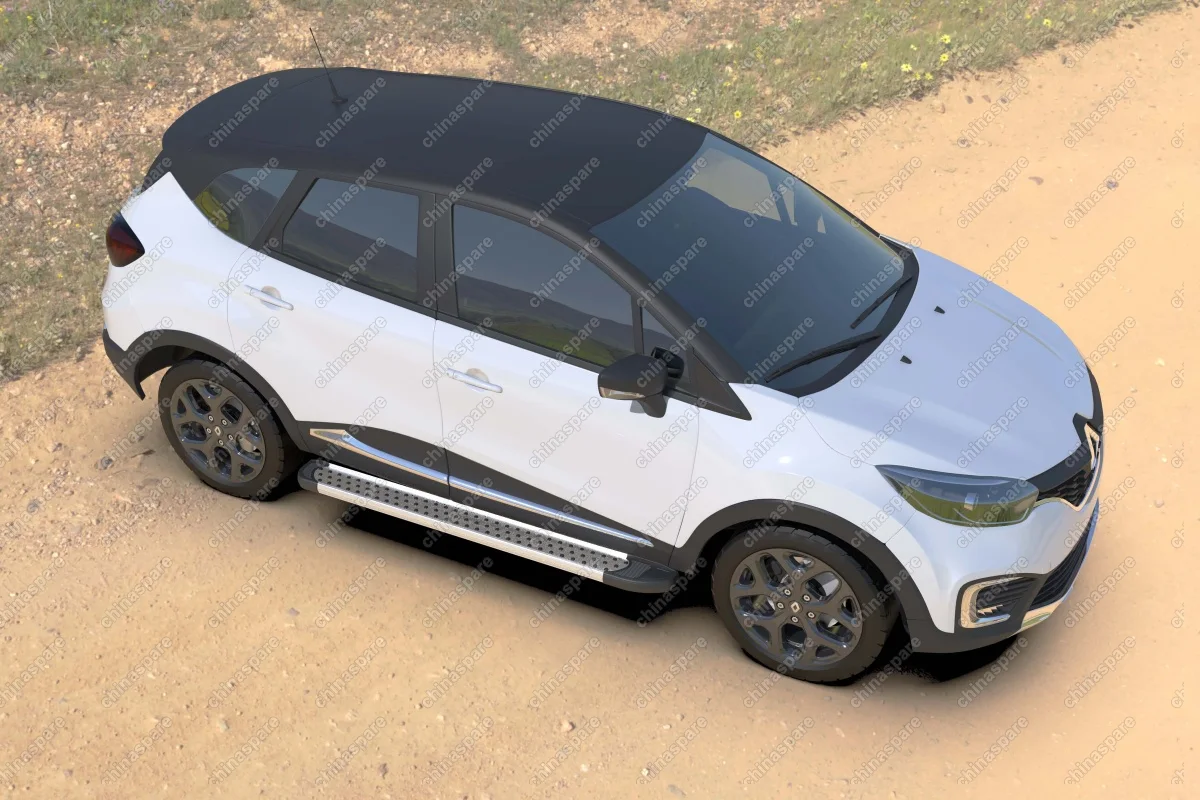 AFZDAALRK05 Комплект алюминиевых порогов Arbori Standart Silver 1700 для RENAULT Kaptur 2016-нв