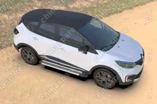 AFZDAALRK05 Комплект алюминиевых порогов Arbori Standart Silver 1700 для RENAULT Kaptur 2016-нв