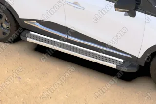 AFZDAALRK05 Комплект алюминиевых порогов Arbori Standart Silver 1700 для RENAULT Kaptur 2016-нв