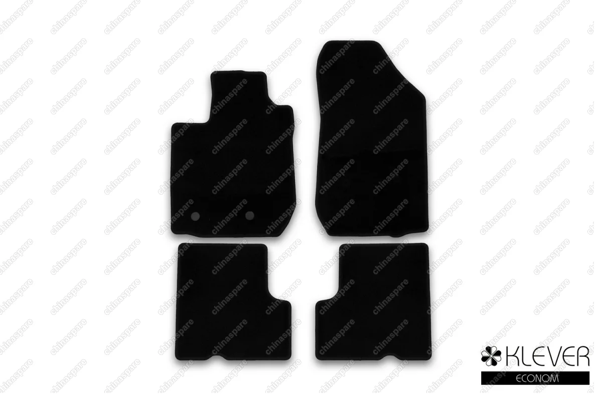 KLEVER01413401200k Коврики в салон Klever Econom RENAULT Kaptur, 2016->, кросс., 4 шт. (текстиль)