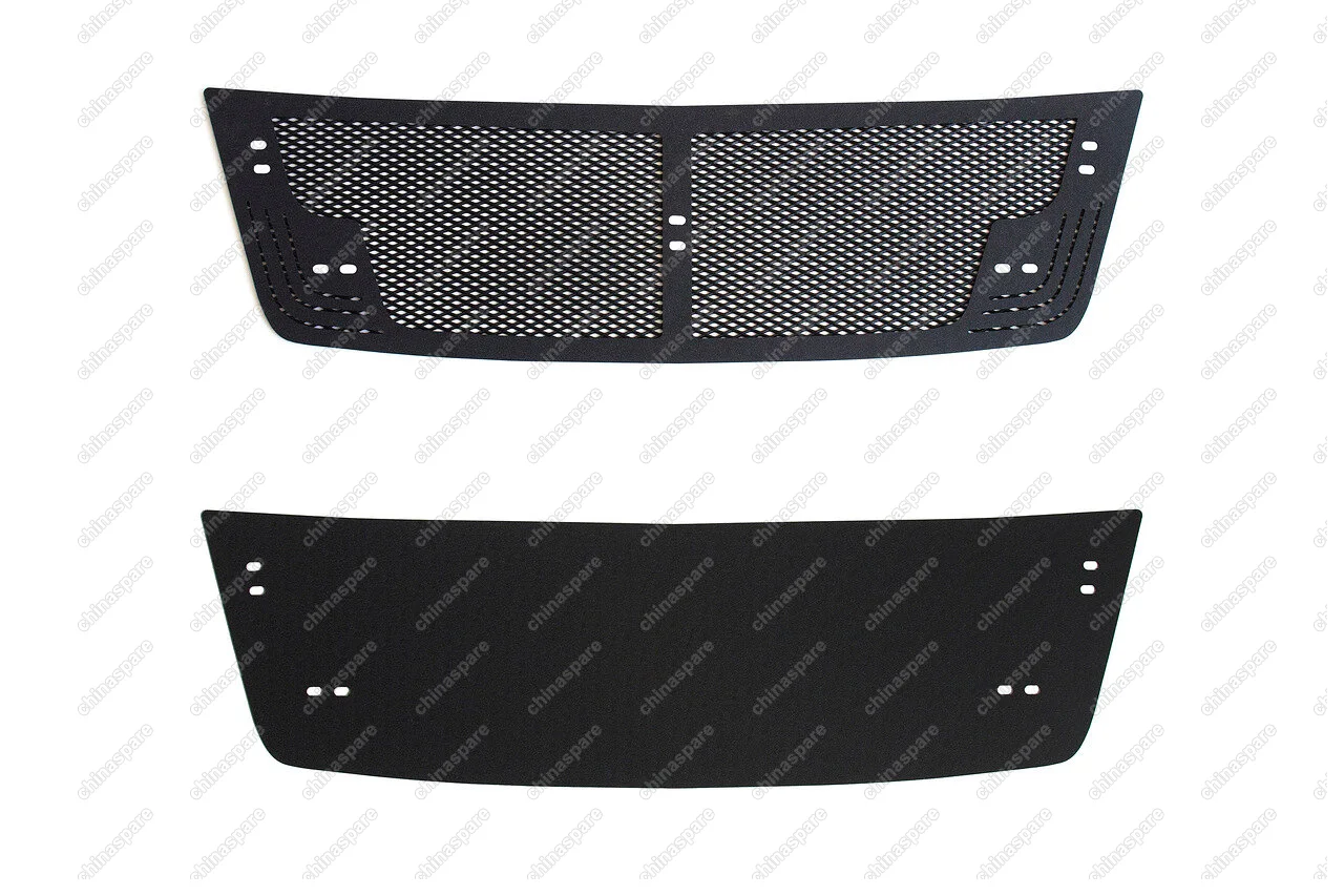 Защитная сетка и заглушка решетки переднего бампера Русская Артель Great Wall Hover H3 2010-2013