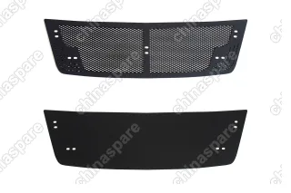 Защитная сетка и заглушка решетки переднего бампера Русская Артель Great Wall Hover H3 2010-2013