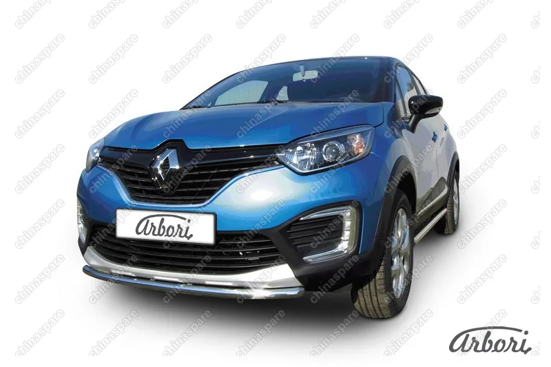 AFZDARK02 Защита переднего бампера Arbori d42 RENAULT KAPTUR 2016-