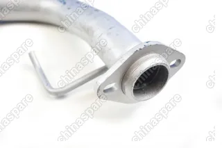 Труба промежуточная глушителя Ижорский глушитель Great Wall Safe F1 (Нового образца) (Полукруглый флянец)