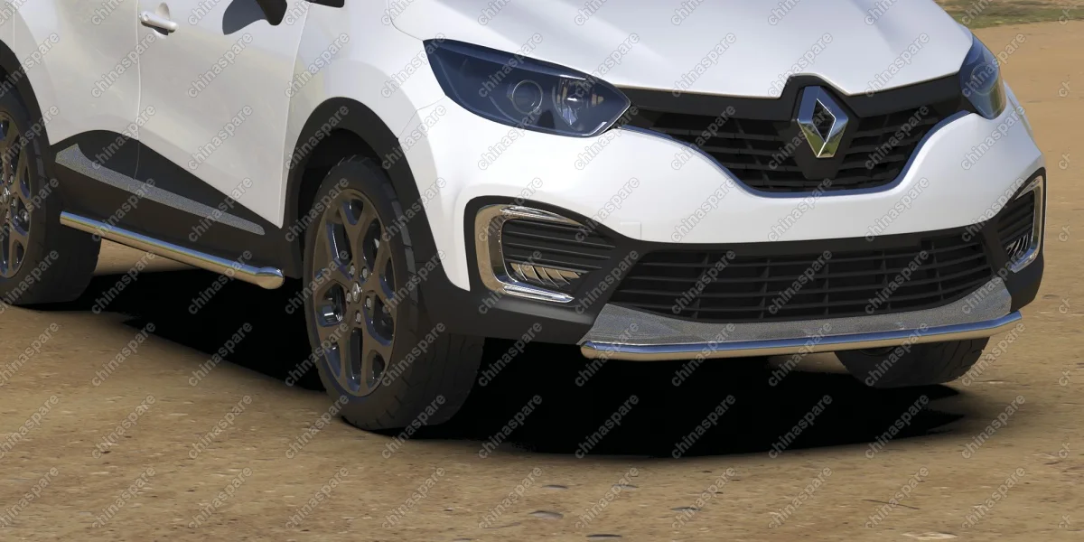 AFZDARK2WD02 Защита переднего бампера d42 Arbori нерж. сталь для Renault KAPTUR 2016-нв